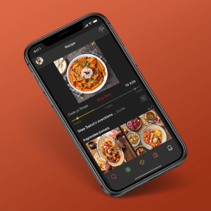 Interactive Recipe App with Step-by-Step Videos